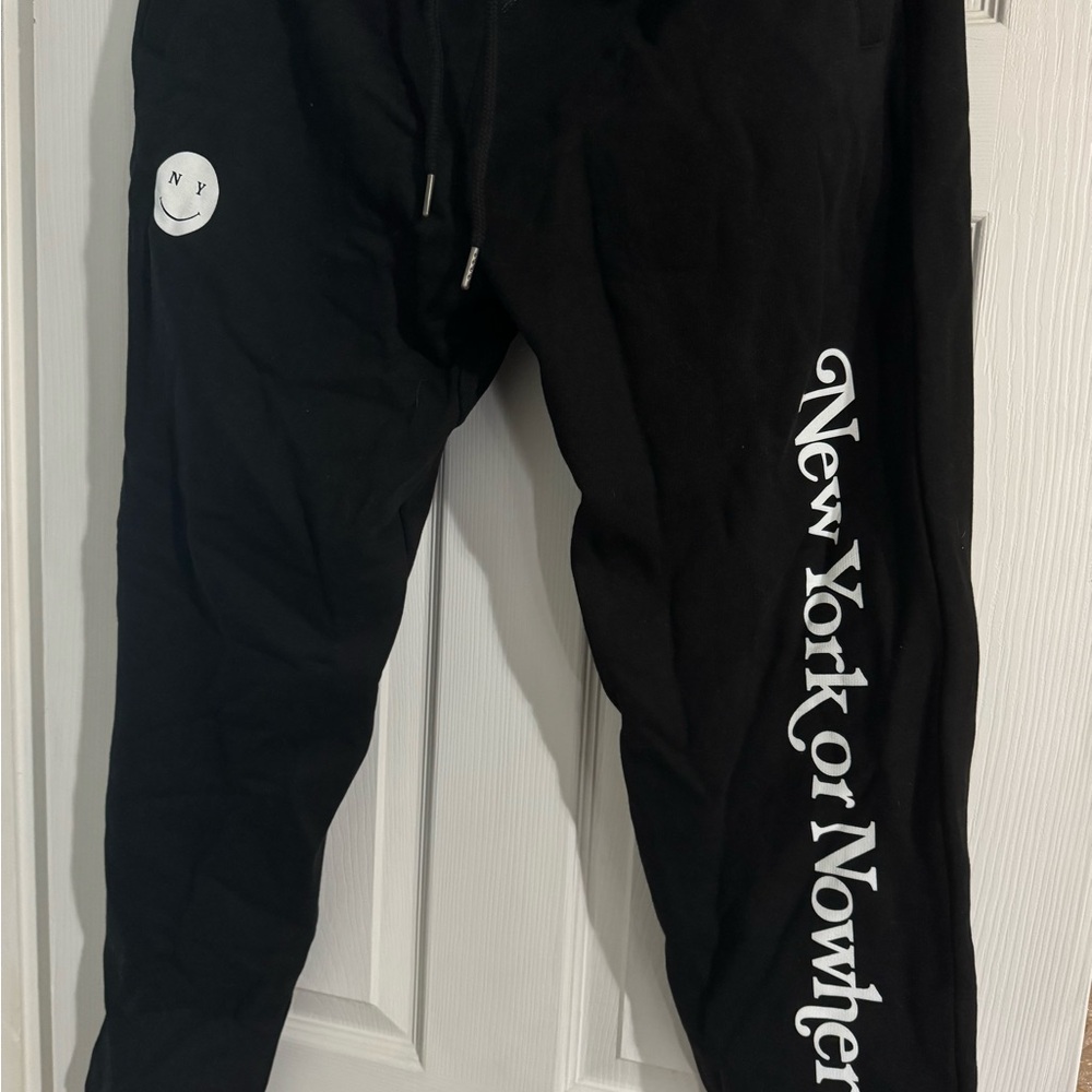 New York or Nowhere Black Joggers